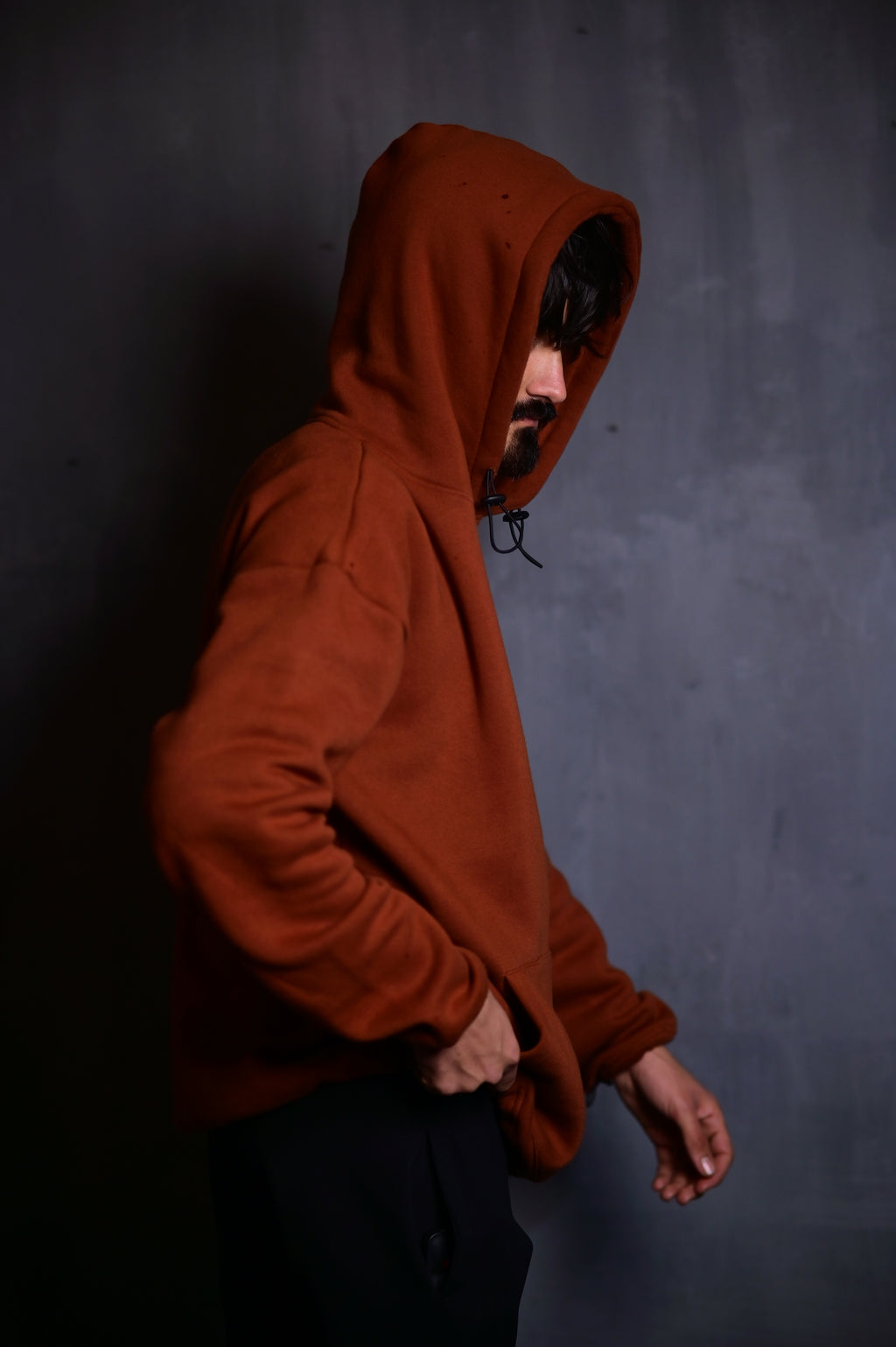 NC Essential Rust Brown Hoodie – Oversized Fit – North Collection